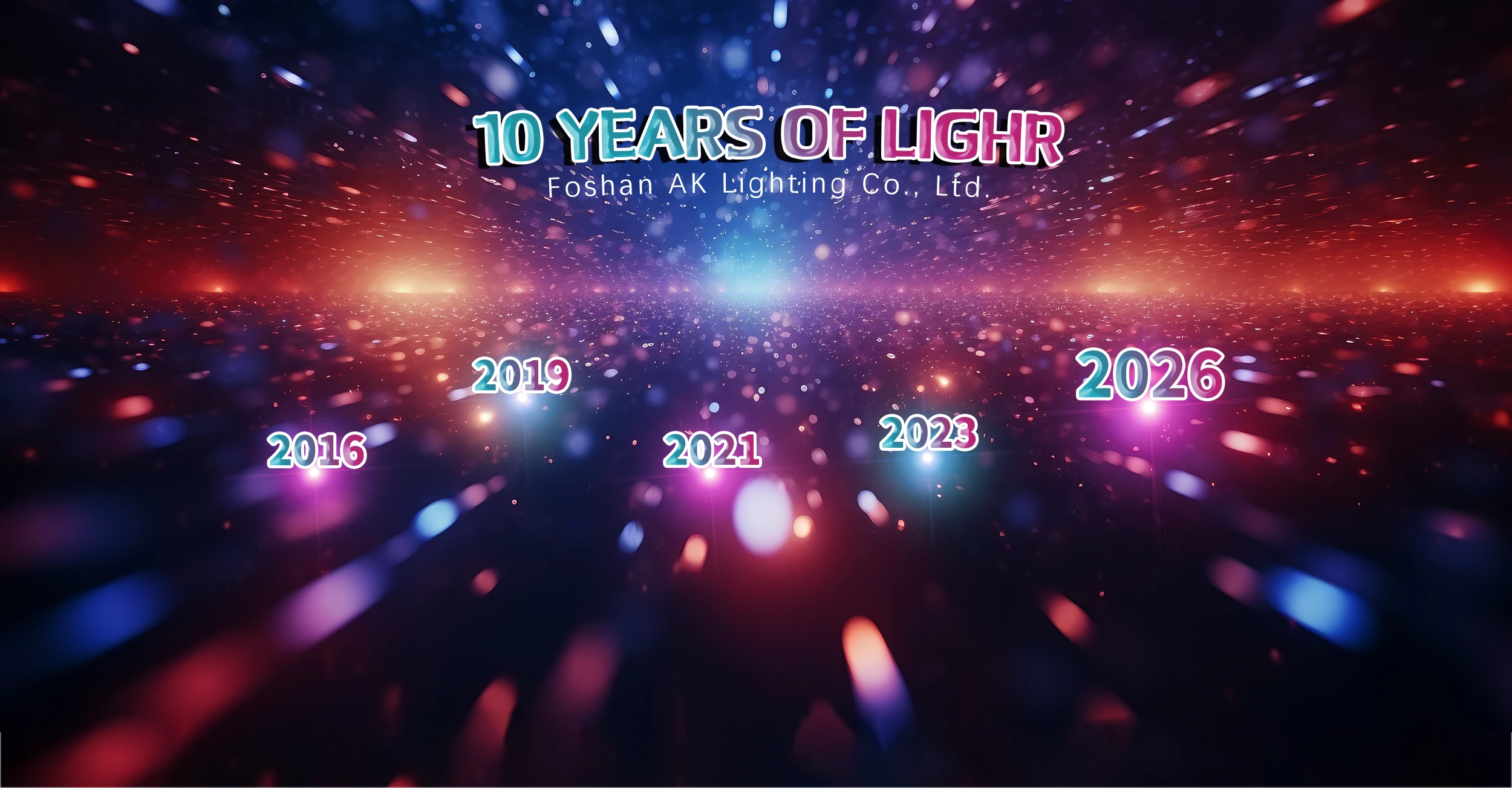 الصين المورد ضوء المرحلة LED منذ عام 2016